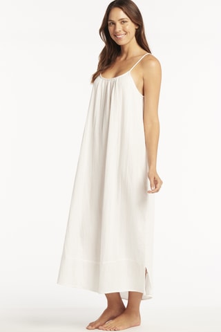 Vestido de playa Sunset - Blanco