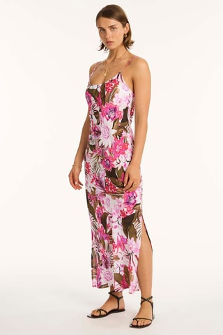 Vestido de playa Isla - Blanco