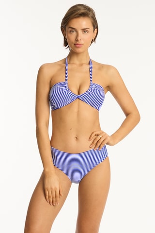 Sujetador de bikini Varsity - Azul cobalto