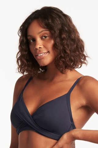 Sujetador de bikini Essentials - Azul noche