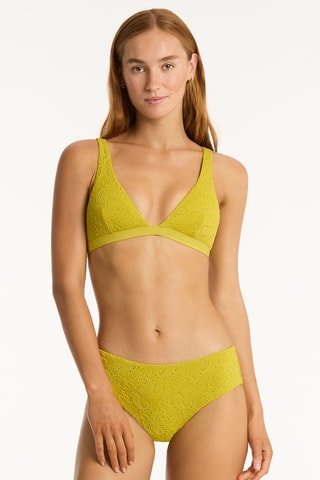 Sujetador de bikini Interlace - Mostaza