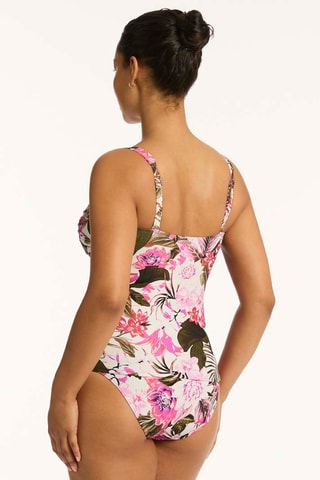 Top de baño Blue Hawaii - Blanco