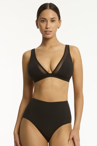Sujetador de bikini Zebralis - Negro