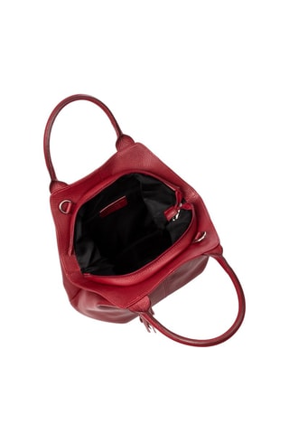 Mala em couro - Vermelho  - Vermelho