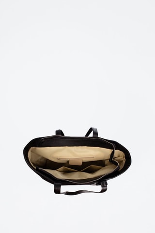 Mala shopper em couro Artogne - Preto - Preto