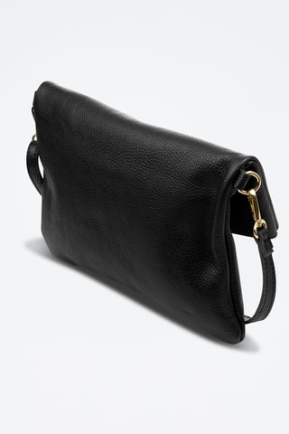 Mala em couro Corinna - Preto e dourado - Dourado e preto