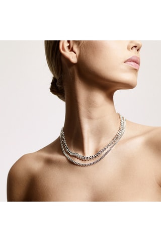 2 collares Water - Chapado en plata