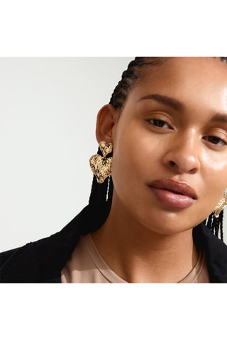 Pendientes Rayan - Chapado en oro amarillo