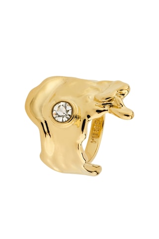 Anillo Gia - Chapado en oro amarillo