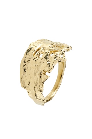 Anillo Brenda - Chapado en oro amarillo
