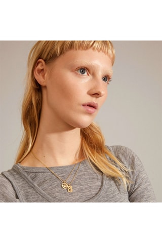 2 collares Brenda - Chapado en oro amarillo
