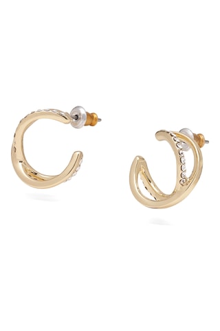 Pendientes Windsor - Chapado en oro amarillo