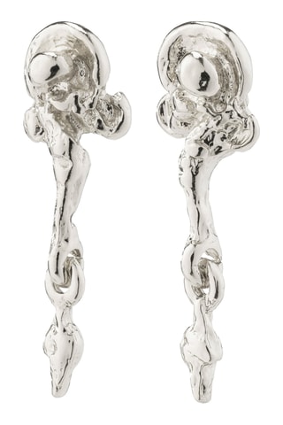 Pendientes Solidarity - Chapado en plata