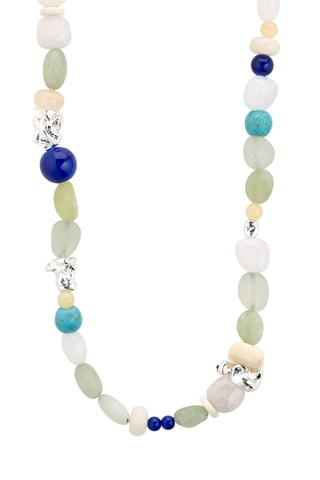 Collar Dream - Chapado en plata, aventurinas, lapislázulis y topacios
