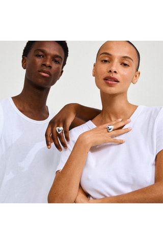 Anillo Annemette - Chapado en plata