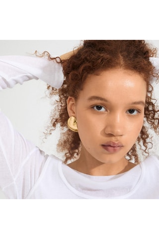 Pendientes Sparkle - Chapado en oro amarillo