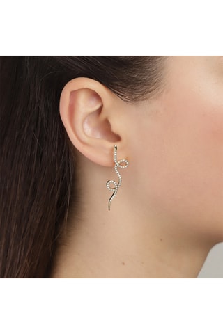 Pendientes Ebba - Chapado en oro amarillo