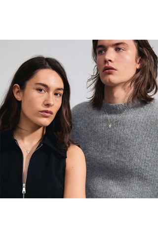 Collar Connect - Chapado en oro amarillo