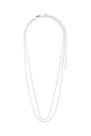 Collar de varias vueltas Rowan - Chapado en plata