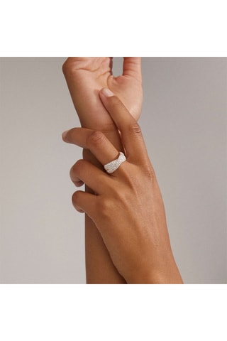Anillo Edtli - Chapado en plata