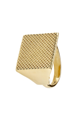 Anillo Pulse - Chapado en oro amarillo