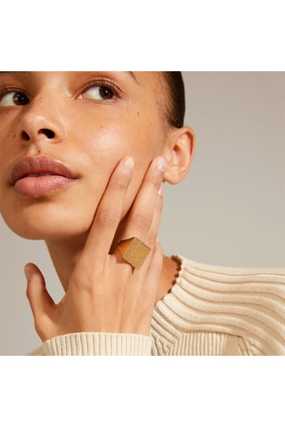 Anillo Pulse - Chapado en oro amarillo