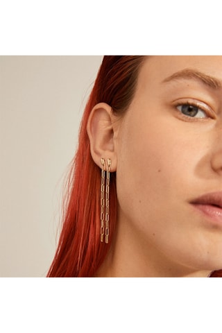 Pendientes Thilde - Chapado en oro amarillo