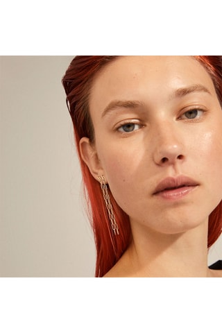 Pendientes Thilde - Chapado en oro amarillo