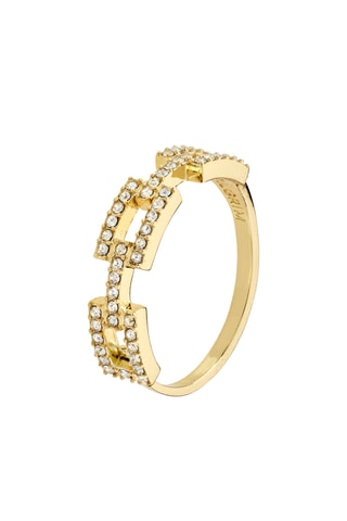 Anillo Coby - Chapado en oro amarillo