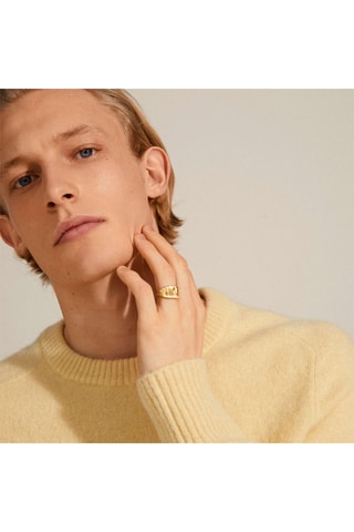 Anillo Jemma - Chapado en oro amarillo