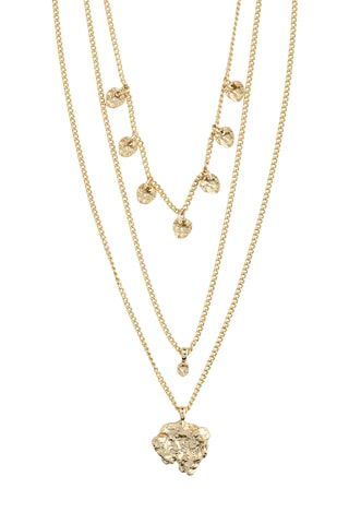 Collar de varias vueltas Tabitha - Chapado en oro amarillo