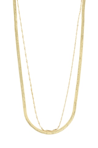 Collar EA - Chapado en oro amarillo