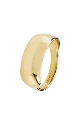 Anillo Daisy - Chapado en oro amarillo