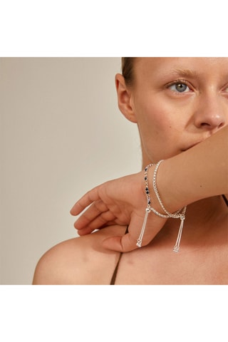 2 pulseras Reign - Chapado en plata