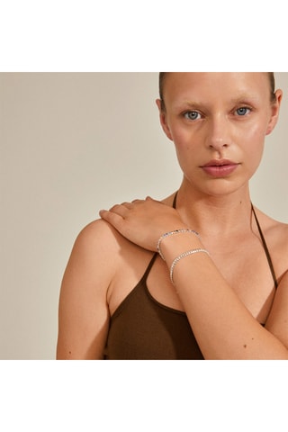 2 pulseras Reign - Chapado en plata