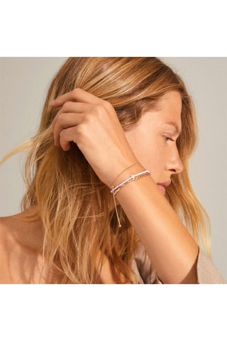 3 pulseras Energetic - Chapado en oro amarillo y perla cultivada de agua dulce