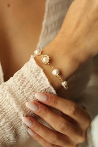 Pulsera - Chapado en oro amarillo