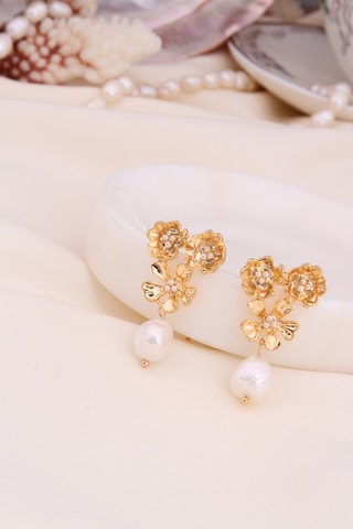 Pendientes - Chapado en oro amarillo