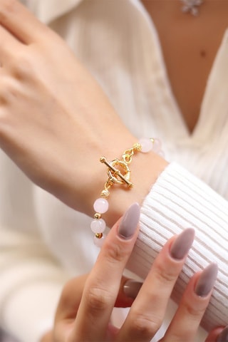 Pulsera - Cuarzo rosa