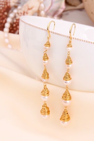 Pendientes - Chapado en oro amarillo
