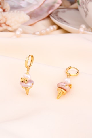 Pendientes - Chapado en oro amarillo