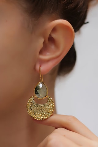 Boucles d'oreilles - Préhnites