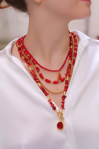 Collar Piedra de coral