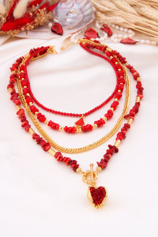Collar Piedra de coral