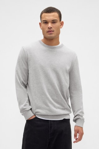 Maglia oversize - Grigio chiaro melange