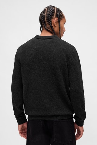 Maglia in lana merino - Antracite melange