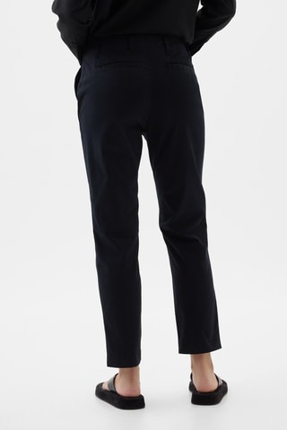 Pantaloni 7/8 in cotone bio - Nero