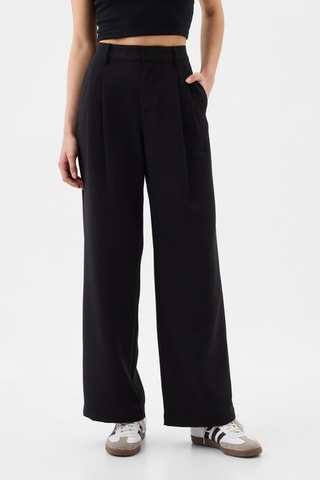 Pantaloni a vita alta - Nero