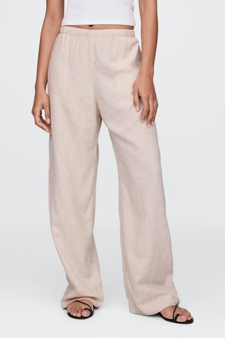 Pantaloni in lino - Beige