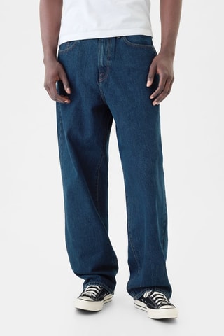 Jeans baggy - Blu scuro